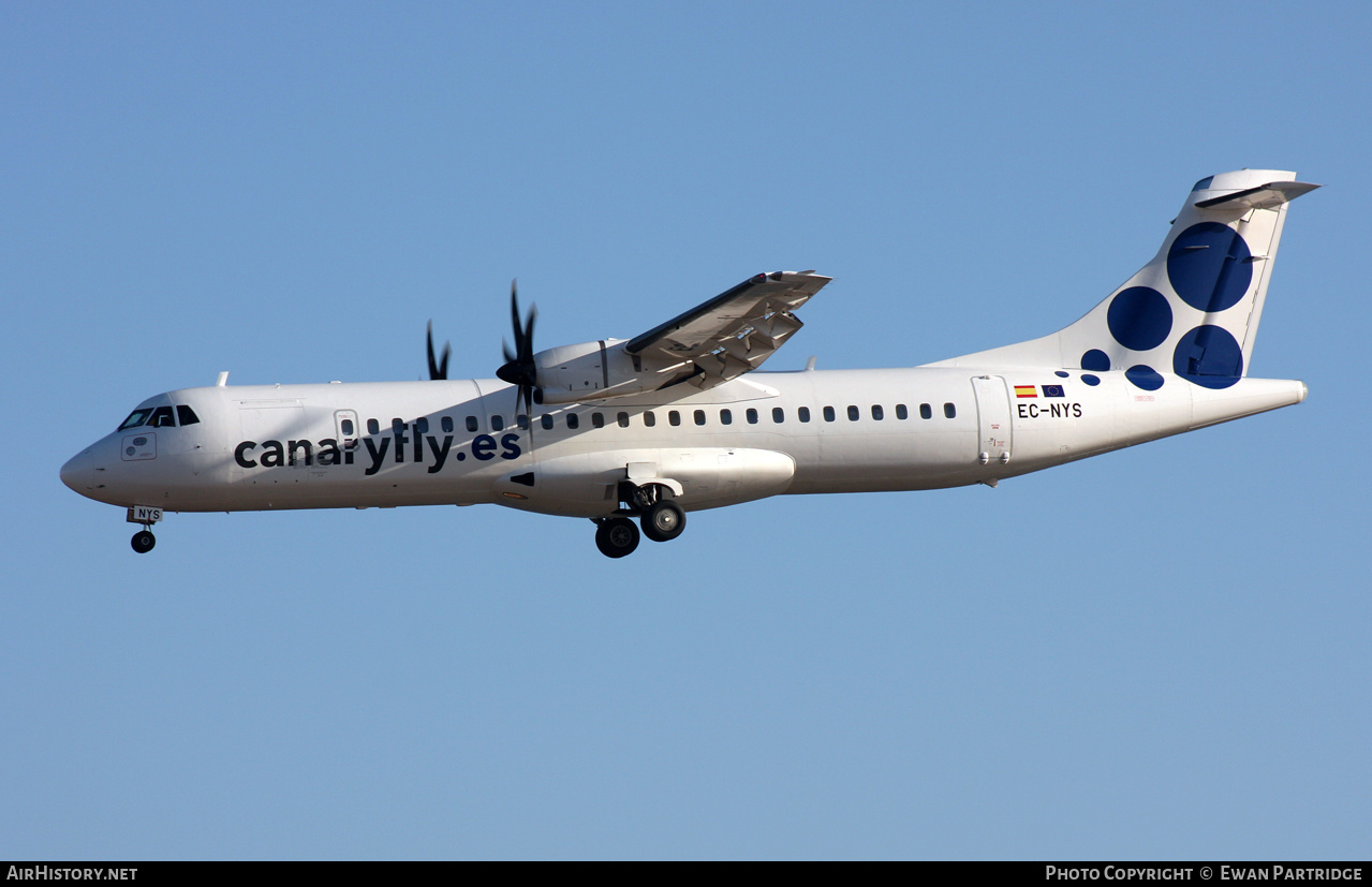 Aircraft Photo of EC-NYS | ATR ATR-72-500 (ATR-72-212A) | AirHistory.net #539013