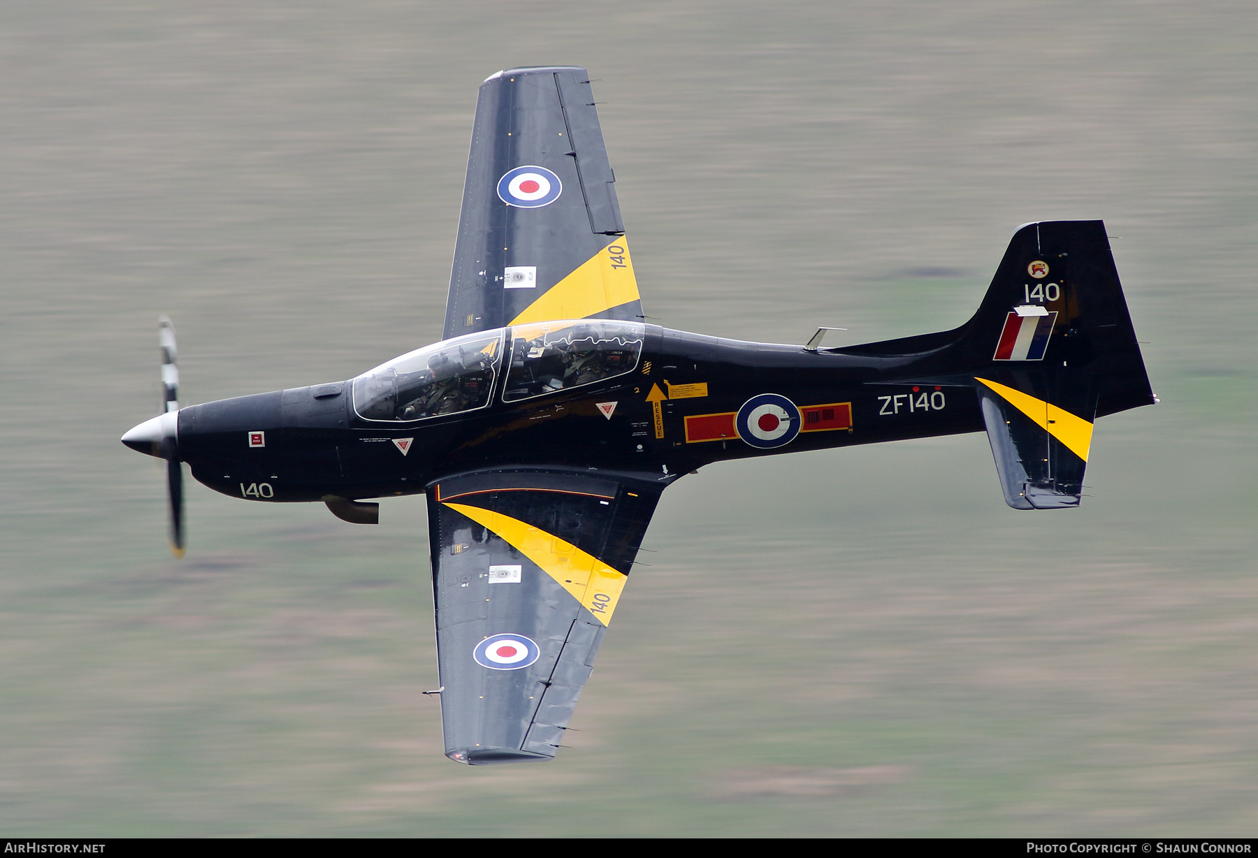 Aircraft Photo of ZF140 | Short S-312 Tucano T1 | UK - Air Force | AirHistory.net #539020