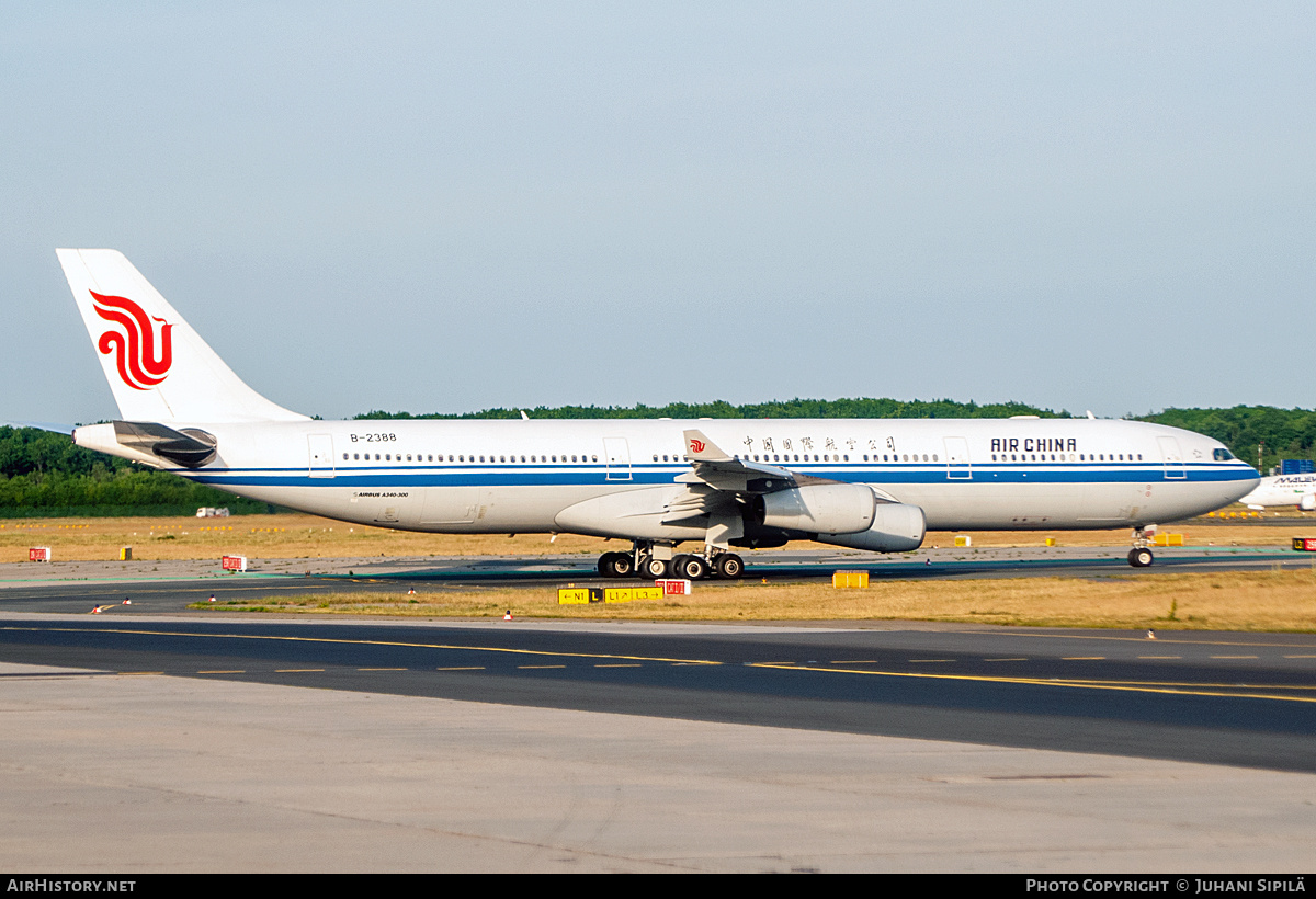 Aircraft Photo of B-2388 | Airbus A340-313X | Air China | AirHistory.net #539024