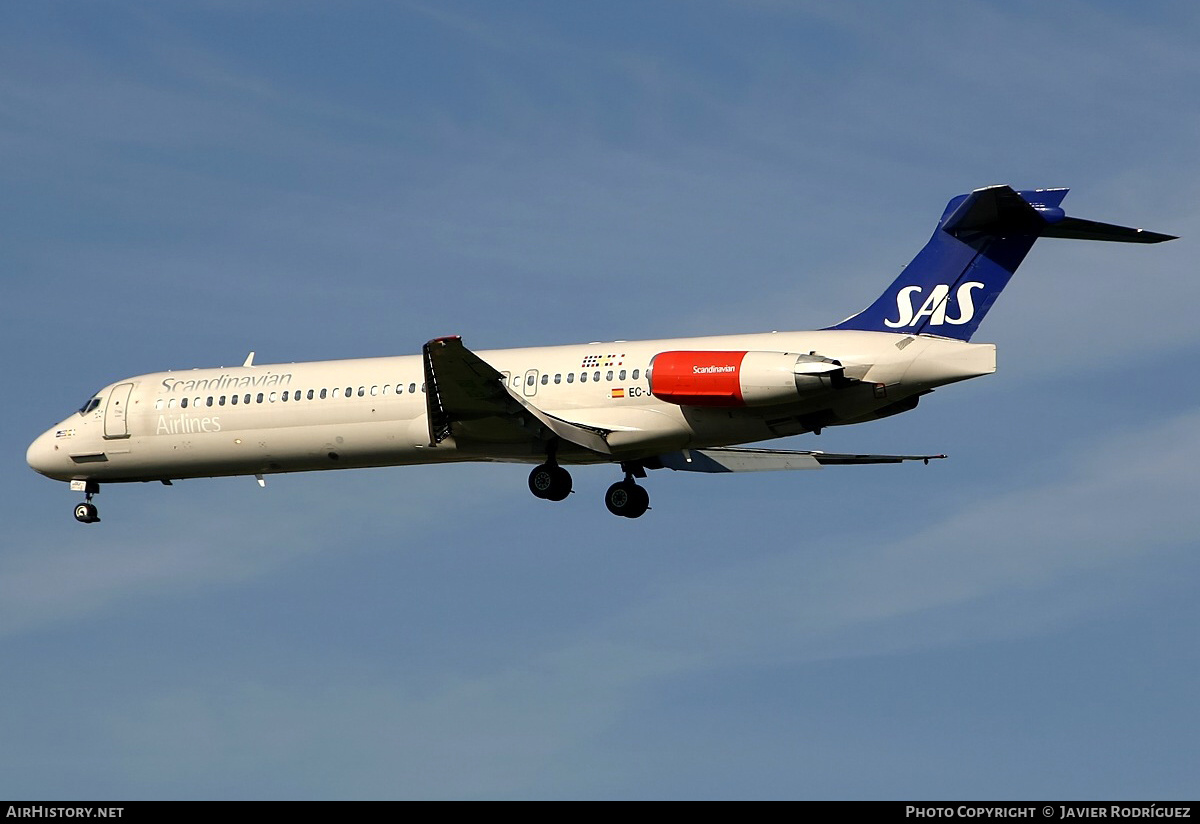 Aircraft Photo of EC-JSU | McDonnell Douglas MD-87 (DC-9-87) | Scandinavian Airlines - SAS | AirHistory.net #539090