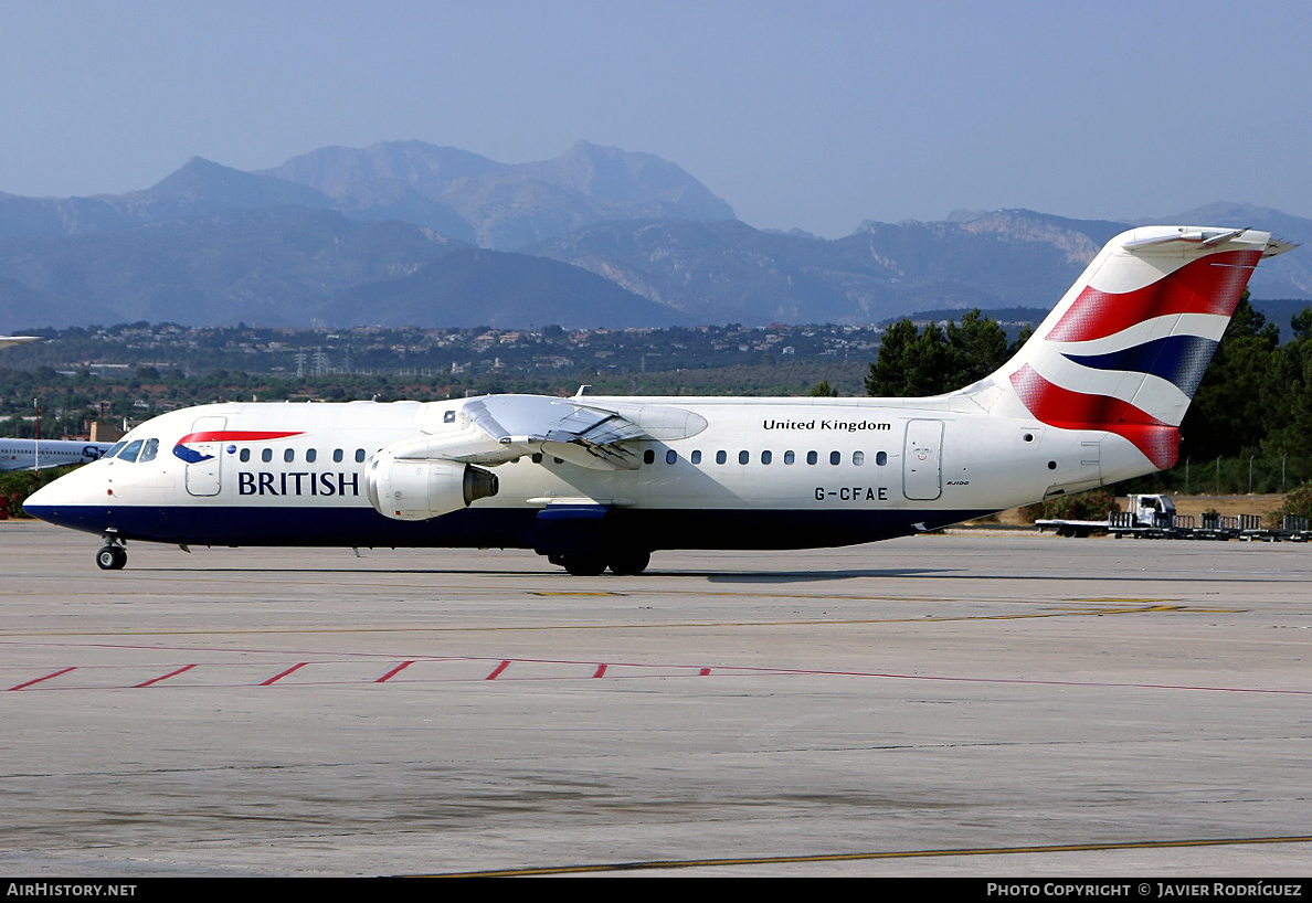 Aircraft Photo of G-CFAE | BAE Systems Avro 146-RJ100 | British Airways | AirHistory.net #539101