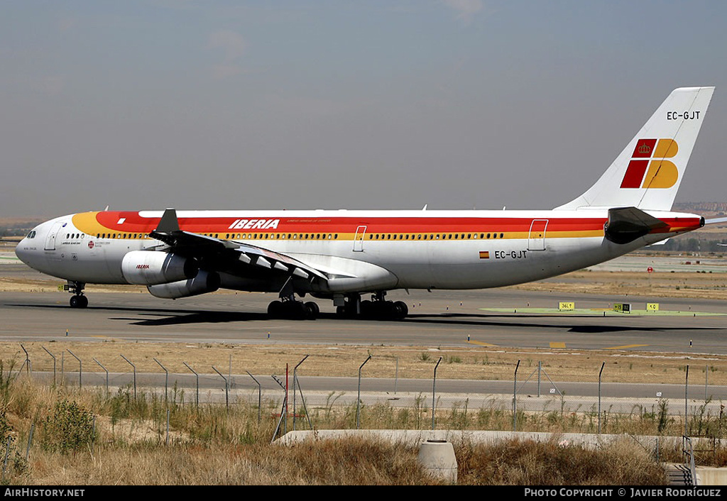 Aircraft Photo of EC-GJT | Airbus A340-313 | Iberia | AirHistory.net #539112