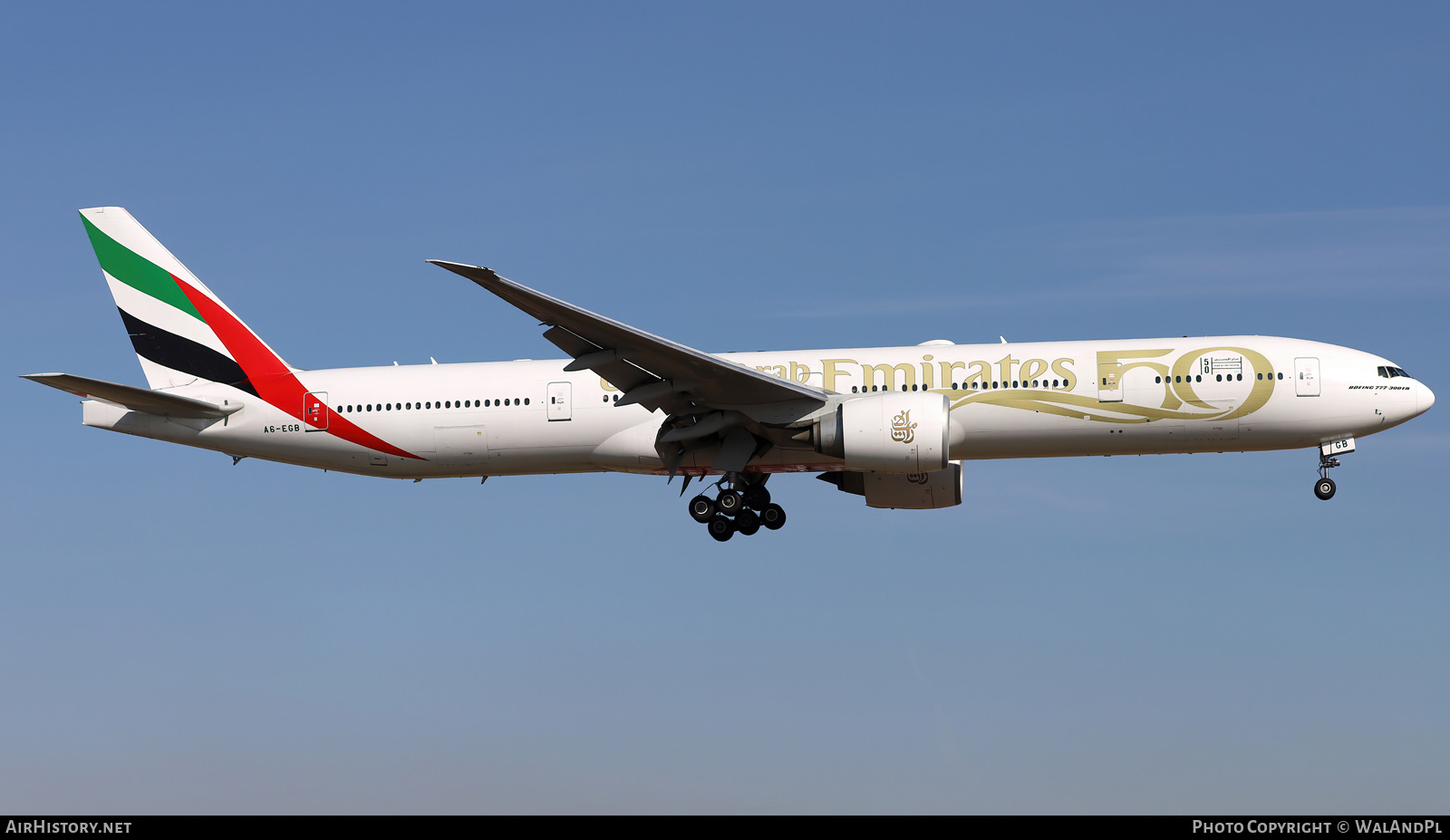 Aircraft Photo of A6-EGB | Boeing 777-31H/ER | Emirates | AirHistory.net #539135