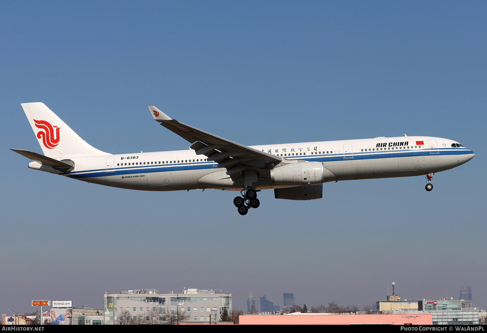 Aircraft Photo of B-8383 | Airbus A330-343 | Air China | AirHistory.net #539138