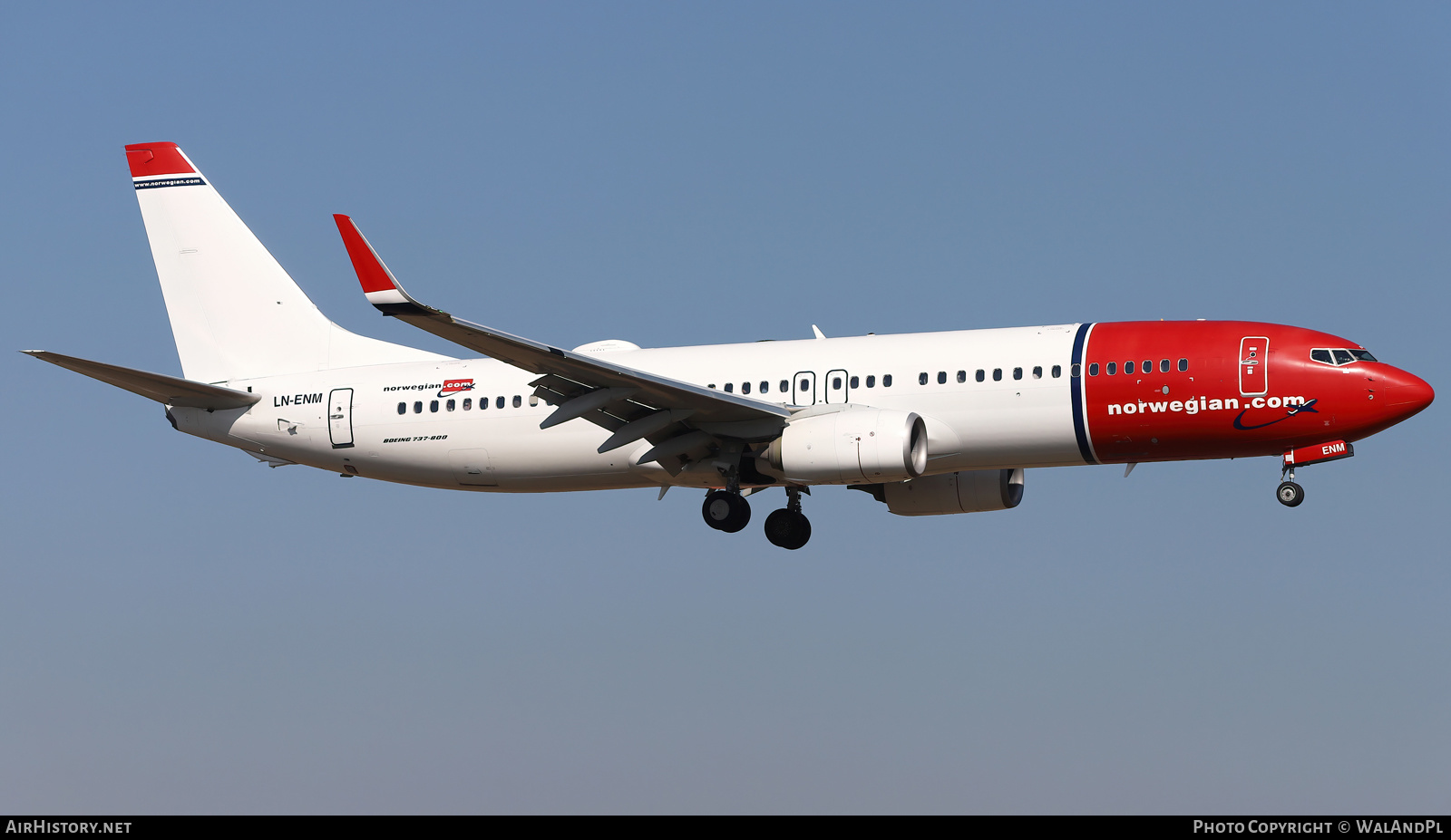 Aircraft Photo of LN-ENM | Boeing 737-8JP | Norwegian | AirHistory.net #539141