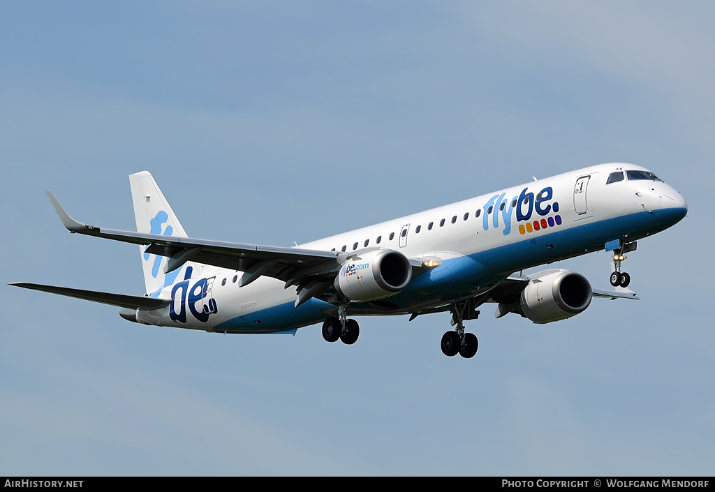Aircraft Photo of G-FBEK | Embraer 195LR (ERJ-190-200LR) | Flybe | AirHistory.net #539154