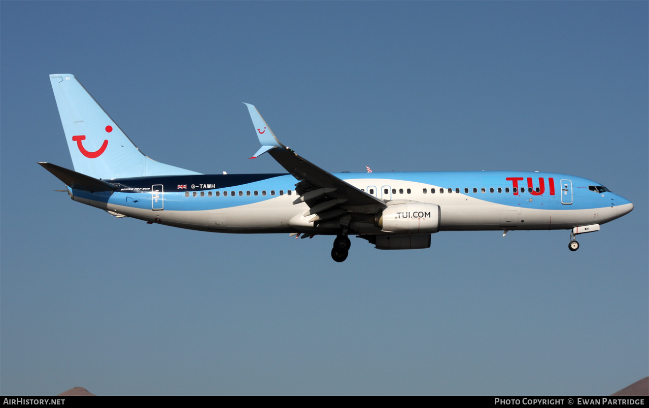Aircraft Photo of G-TAWH | Boeing 737-8K5 | TUI | AirHistory.net #539170