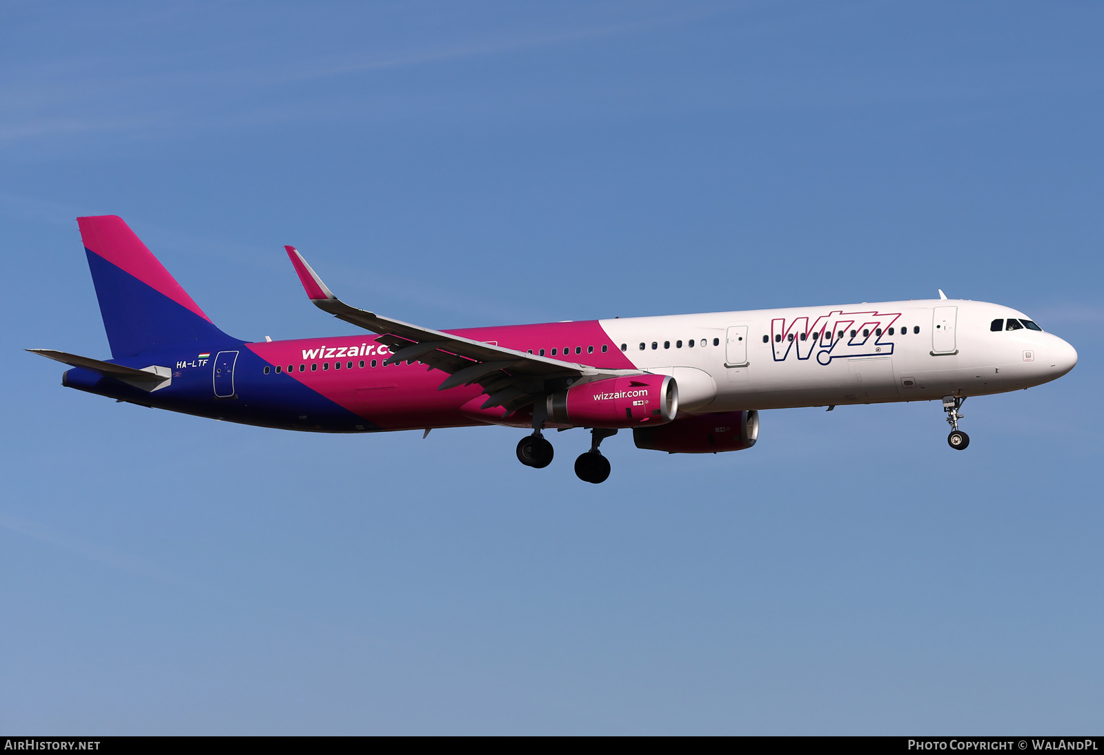 Aircraft Photo of HA-LTF | Airbus A321-231 | Wizz Air | AirHistory.net #539183