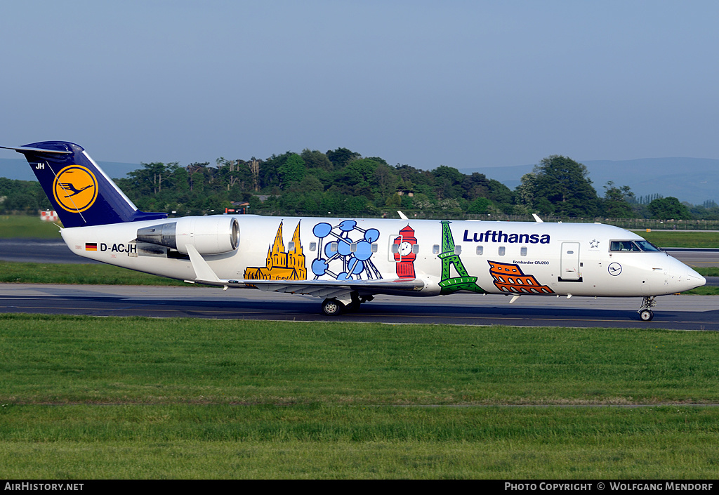 Aircraft Photo of D-ACJH | Bombardier CRJ-200LR (CL-600-2B19) | Lufthansa | AirHistory.net #539184