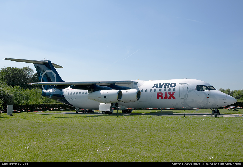 Aircraft Photo of G-IRJX | BAE Systems Avro 146-RJX100 | AirHistory.net #539196