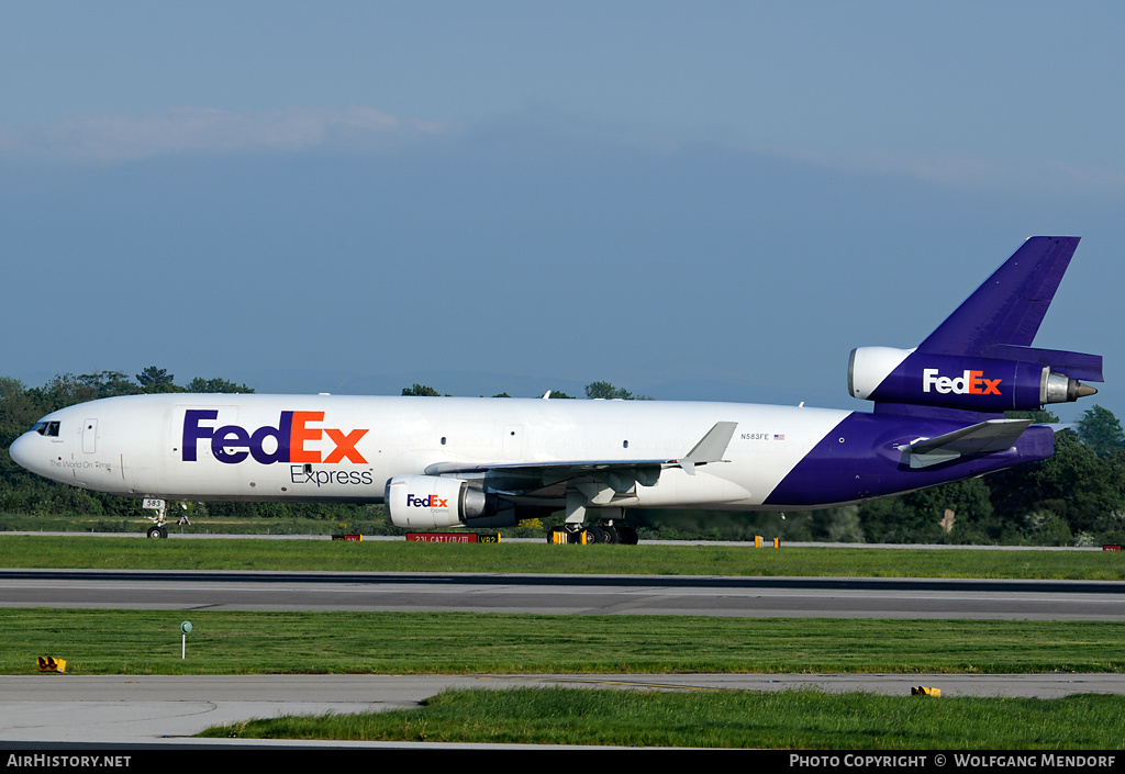 Aircraft Photo of N583FE | McDonnell Douglas MD-11F | FedEx Express - Federal Express | AirHistory.net #539210