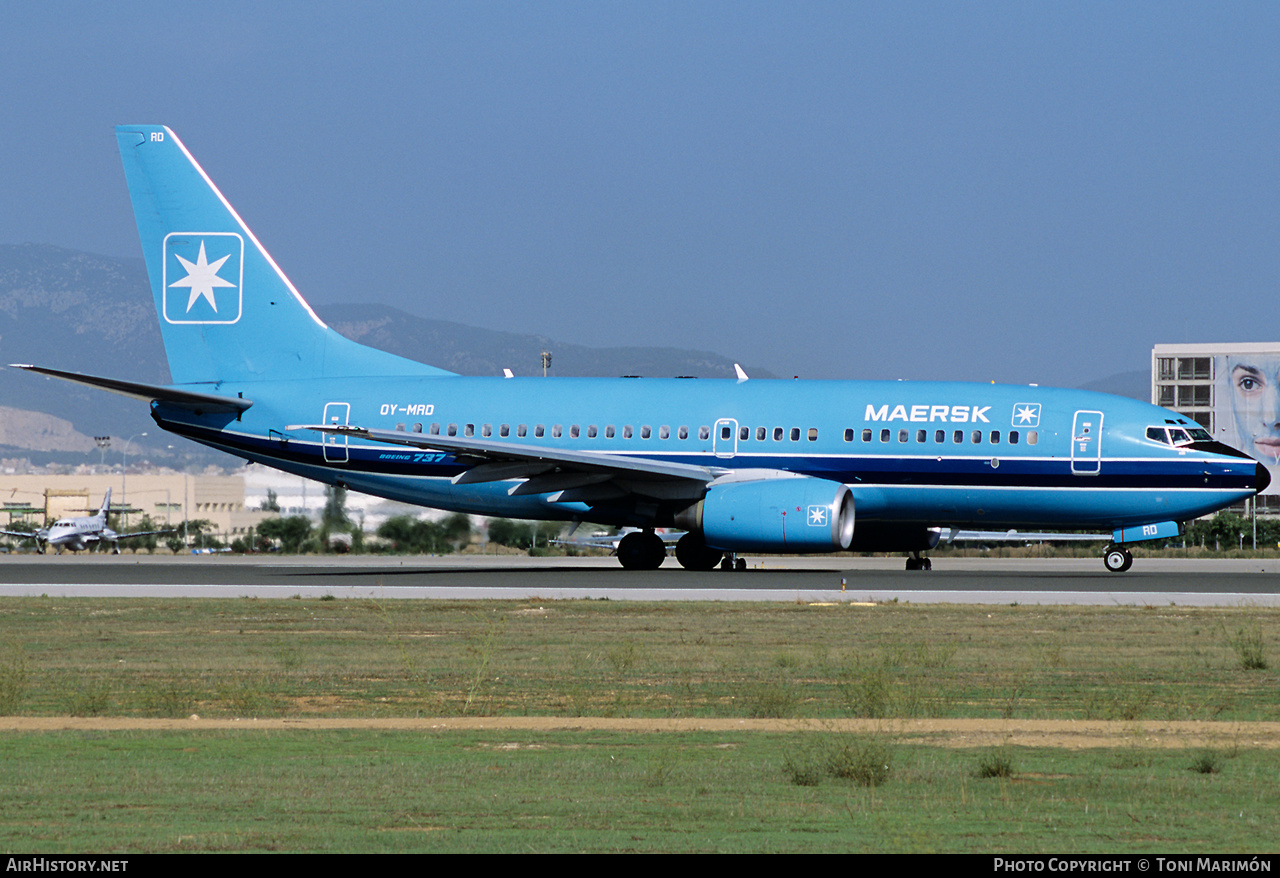 Aircraft Photo of OY-MRD | Boeing 737-7L9 | Maersk Air | AirHistory.net #539237