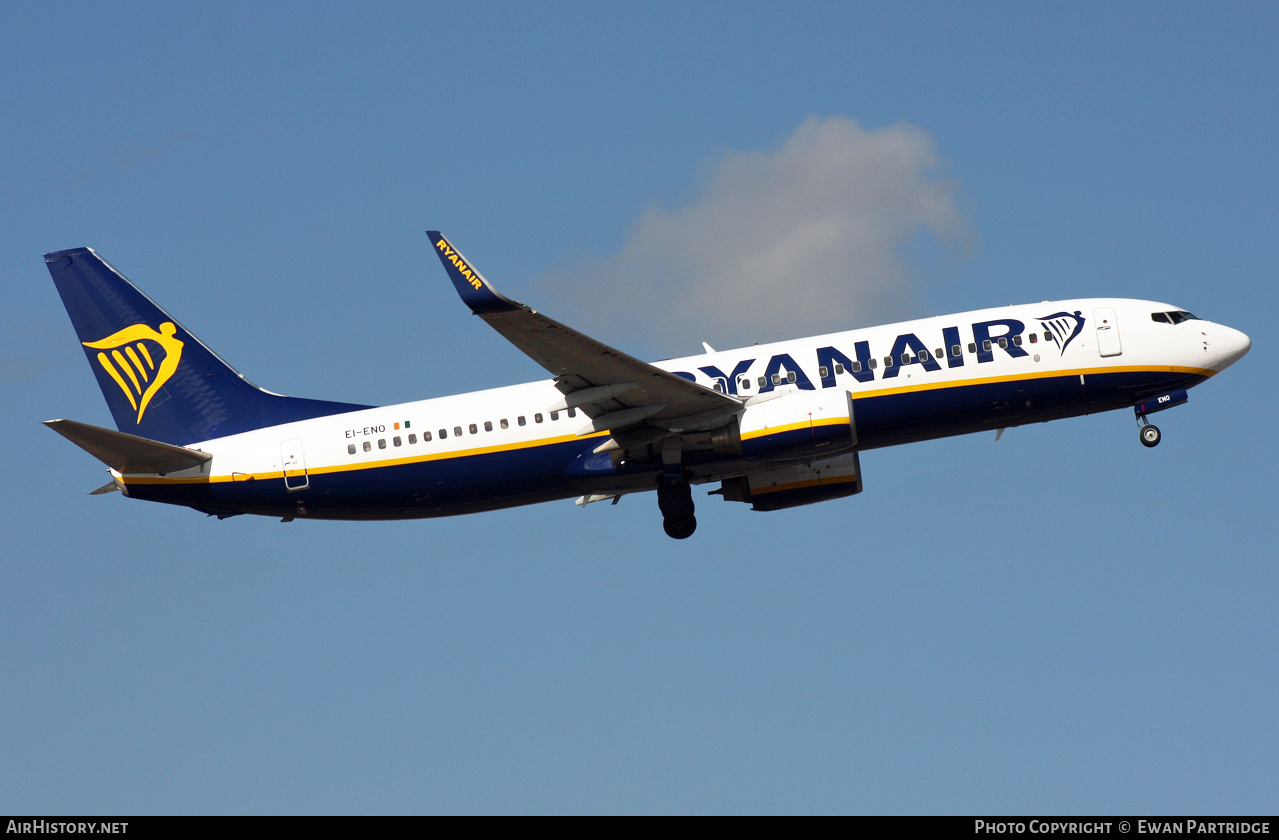 Aircraft Photo of EI-ENO | Boeing 737-8AS | Ryanair | AirHistory.net #539248