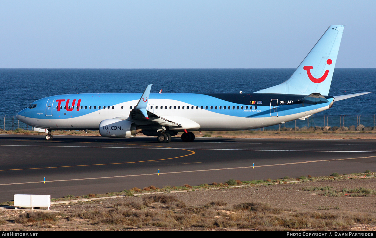 Aircraft Photo of OO-JAY | Boeing 737-8K5 | TUI | AirHistory.net #539264