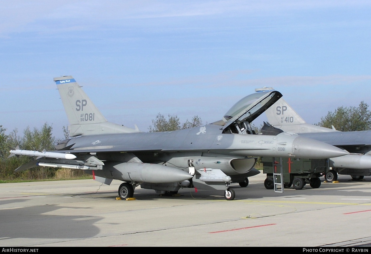 Aircraft Photo of 96-0081 / AF96-081 | Lockheed Martin F-16CM Fighting Falcon | USA - Air Force | AirHistory.net #539265