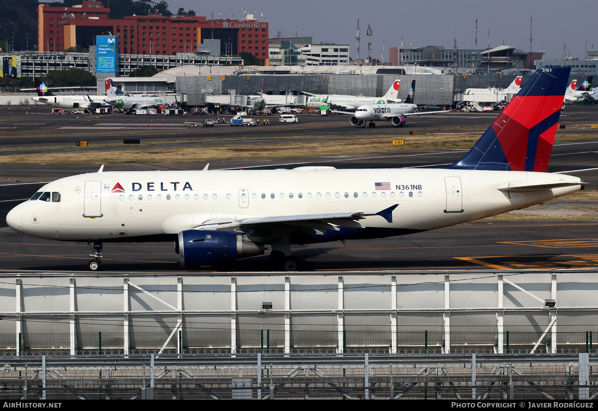 Aircraft Photo of N361NB | Airbus A319-114 | Delta Air Lines | AirHistory.net #539270