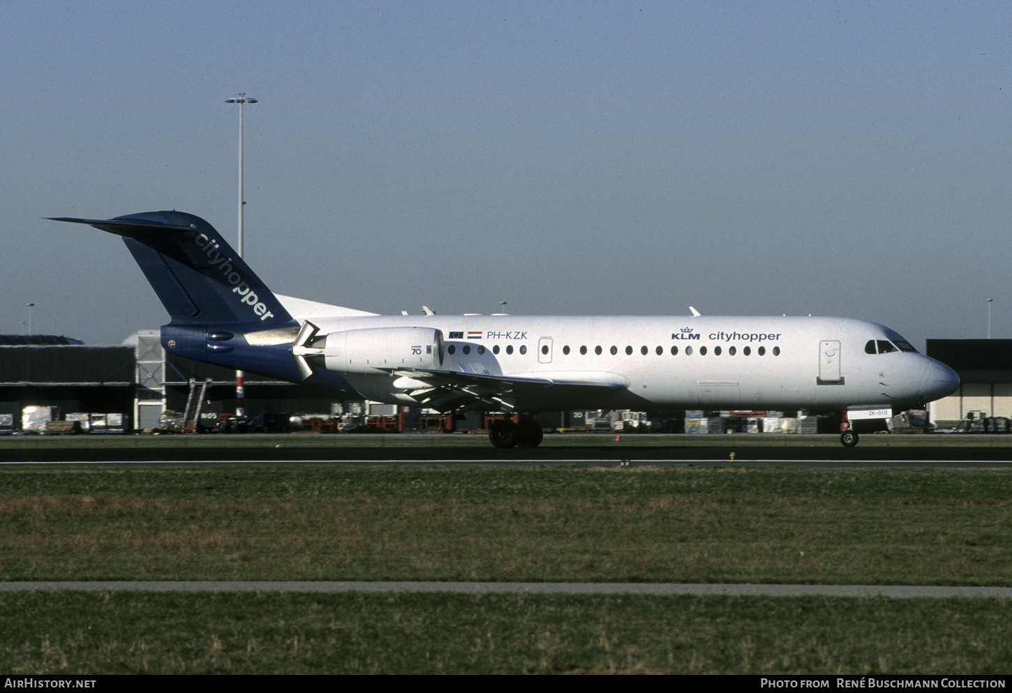 Aircraft Photo of PH-KZK | Fokker 70 (F28-0070) | KLM Cityhopper | AirHistory.net #539301