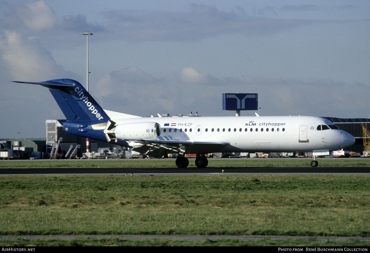 Aircraft Photo of PH-KZF | Fokker 70 (F28-0070) | KLM Cityhopper | AirHistory.net #539302