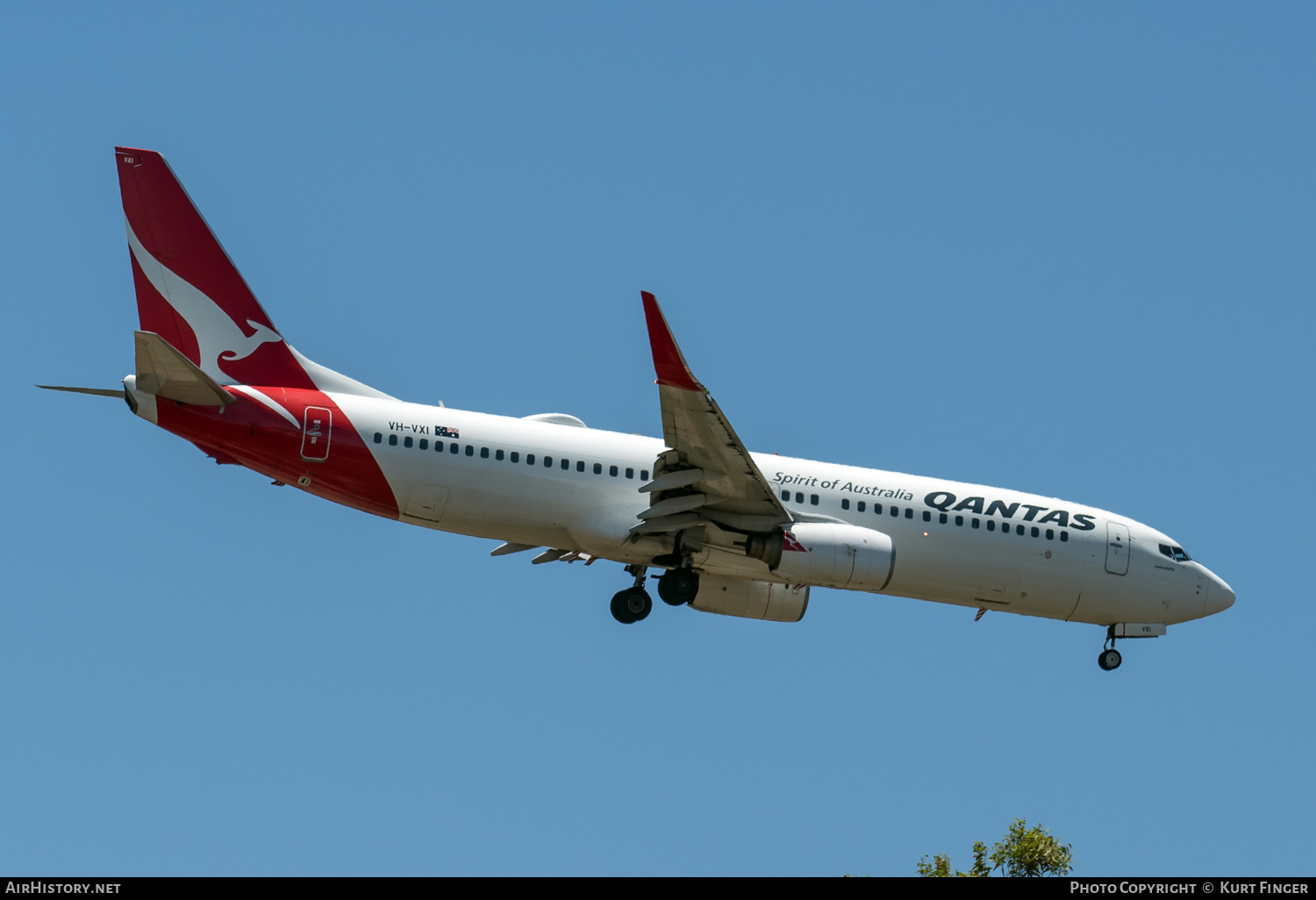 Aircraft Photo of VH-VXI | Boeing 737-838 | Qantas | AirHistory.net #539326