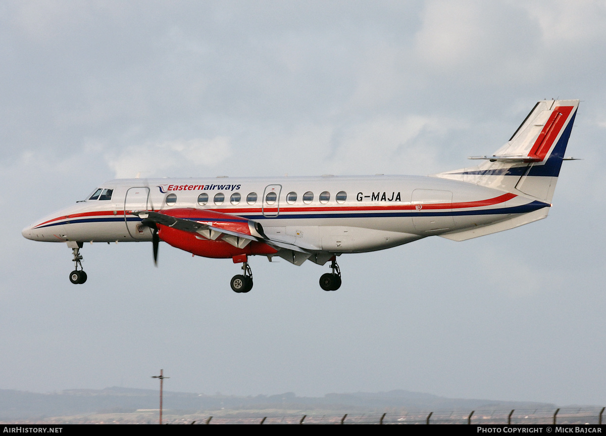 Aircraft Photo of G-MAJA | British Aerospace Jetstream 41 | Eastern Airways | AirHistory.net #539353