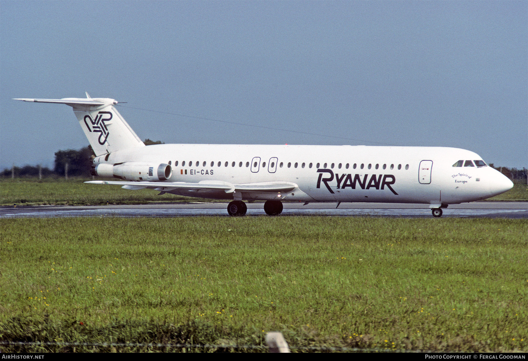 Aircraft Photo of EI-CAS | British Aerospace Rombac 111-561RC One-Eleven | Ryanair | AirHistory.net #539366