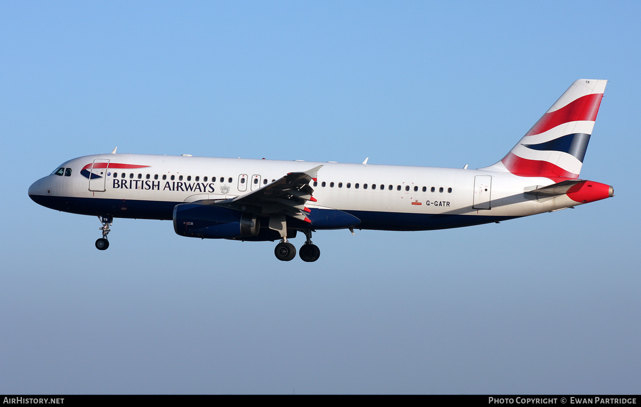 Aircraft Photo of G-GATR | Airbus A320-232 | British Airways | AirHistory.net #539374