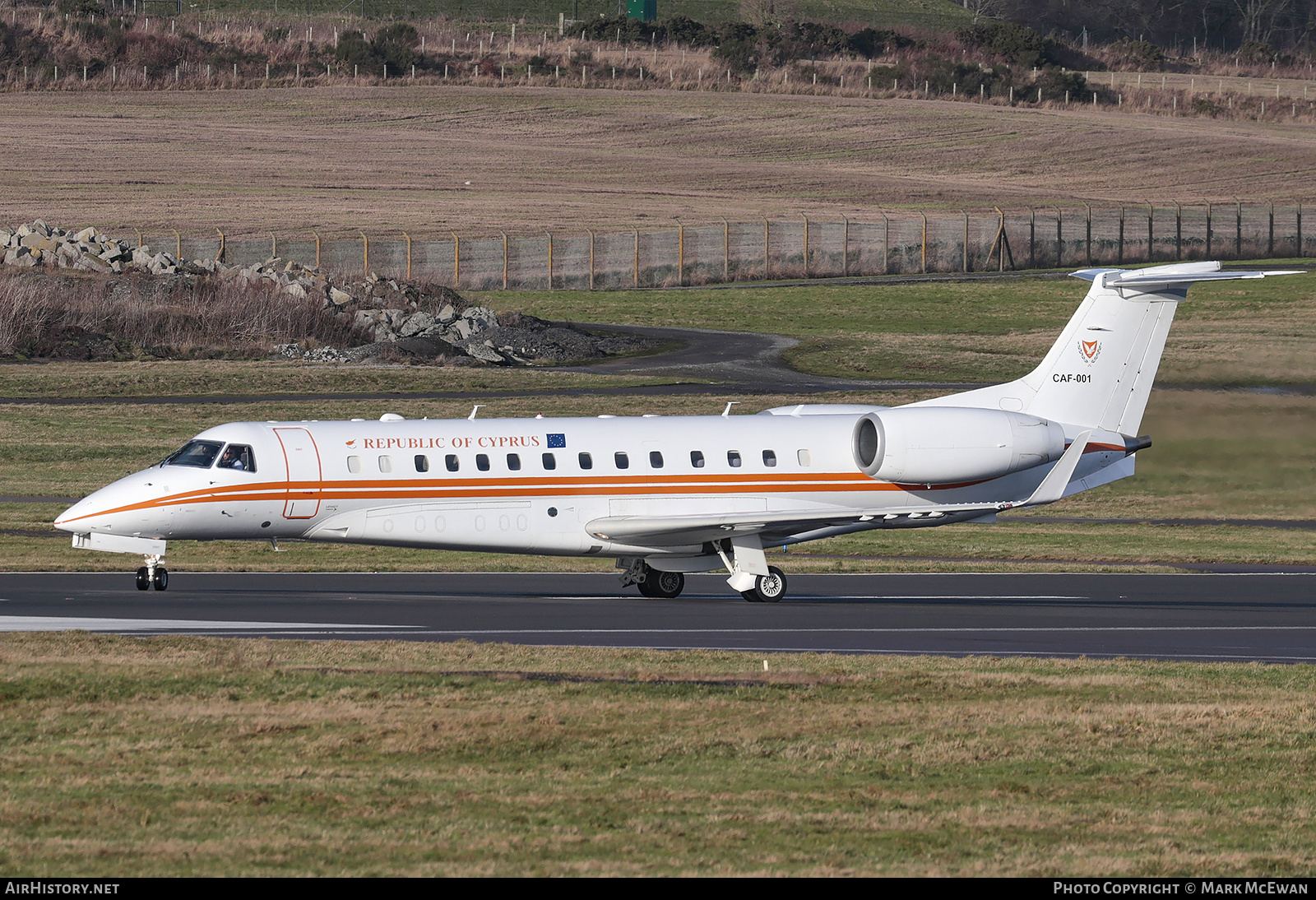 Aircraft Photo of CAF-001 | Embraer Legacy 600 (EMB-135BJ) | Cyprus - Air Force | AirHistory.net #539380