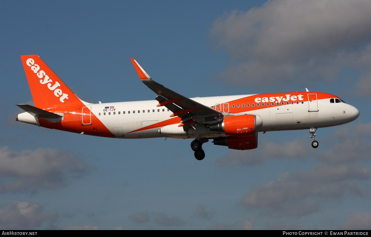 Aircraft Photo of OE-IJV | Airbus A320-214 | EasyJet | AirHistory.net #539383