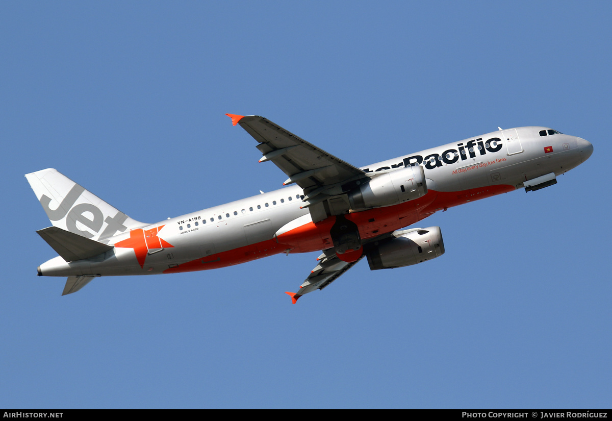 Aircraft Photo of VN-A198 | Airbus A320-232 | Jetstar Pacific Airways | AirHistory.net #539392