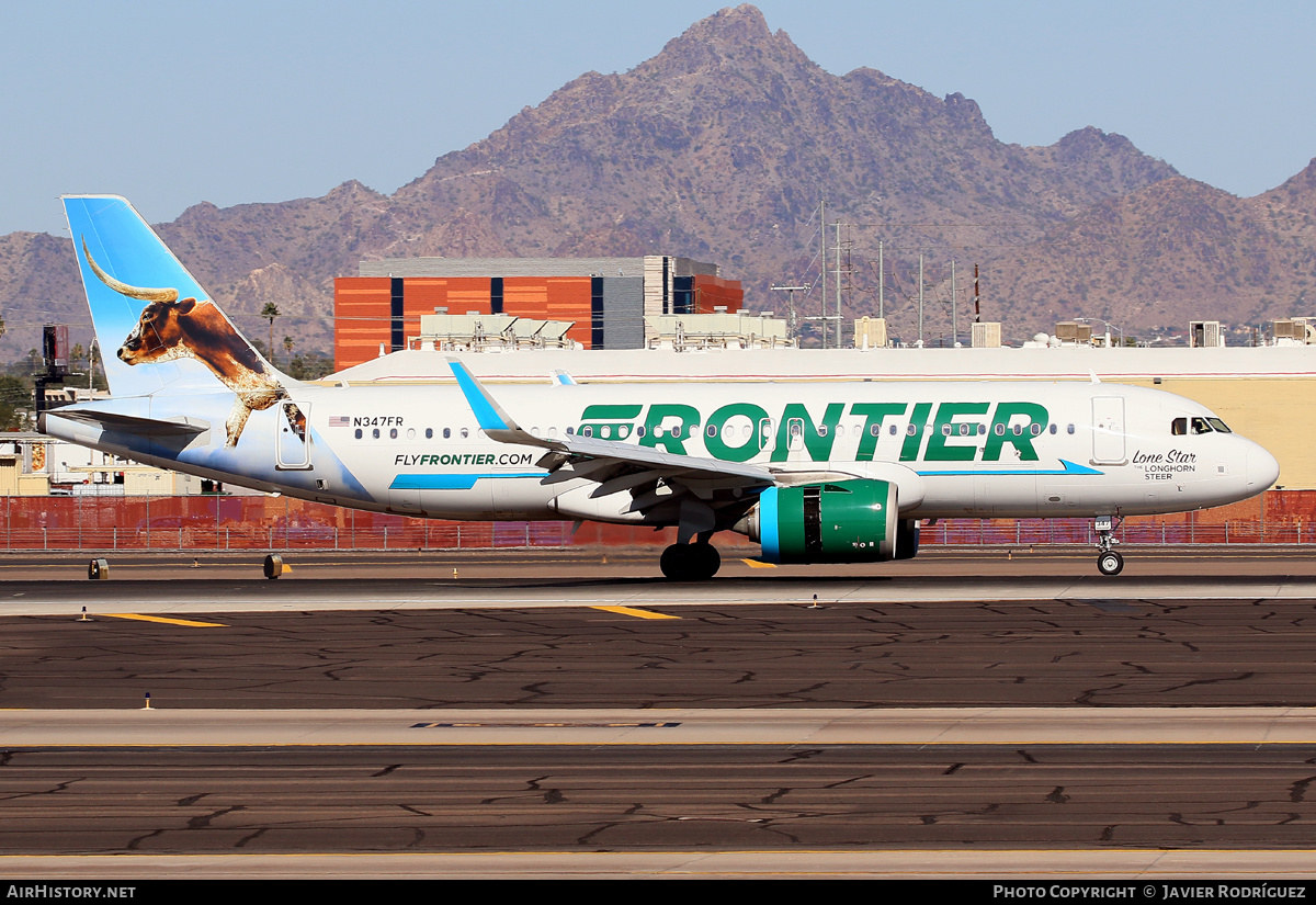 Aircraft Photo of N347FR | Airbus A320-251N | Frontier Airlines | AirHistory.net #539396