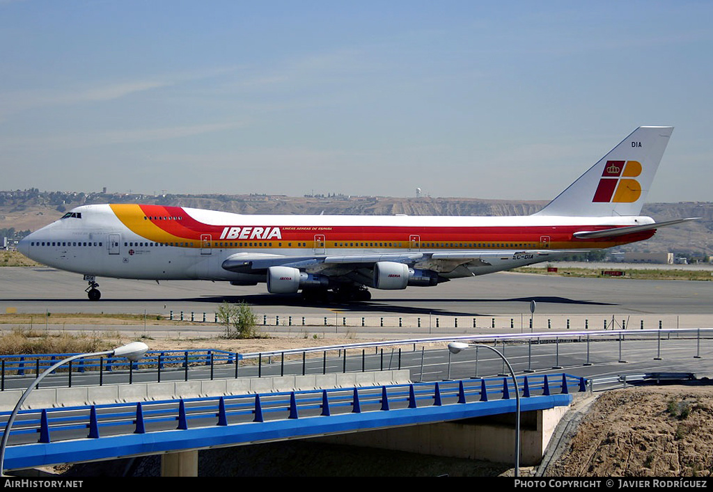 Aircraft Photo of EC-DIA | Boeing 747-256B | Iberia | AirHistory.net #539398