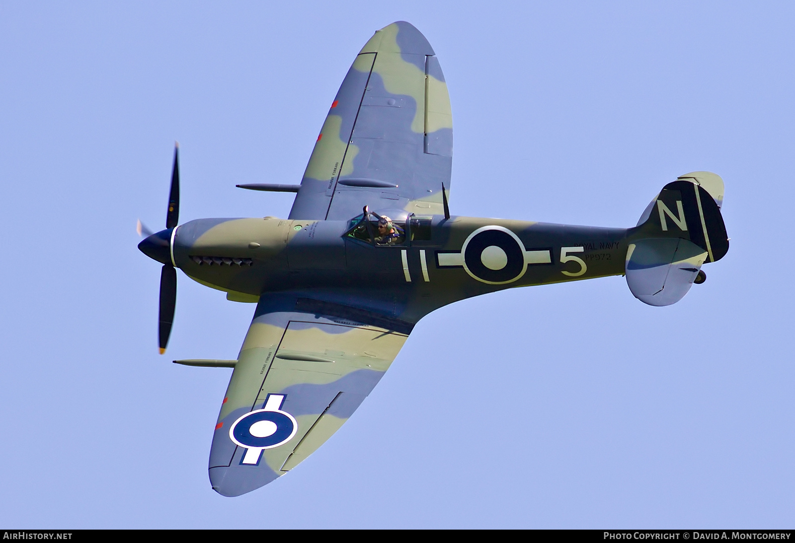 Aircraft Photo of G-BUAR / PP972 | Supermarine 358 Seafire F3 | UK - Navy | AirHistory.net #539411