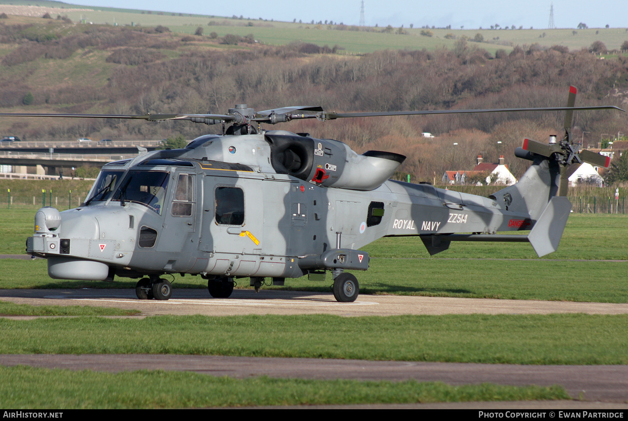 Aircraft Photo of ZZ514 | AgustaWestland AW-159 Wildcat HMA2 | UK - Navy | AirHistory.net #539414