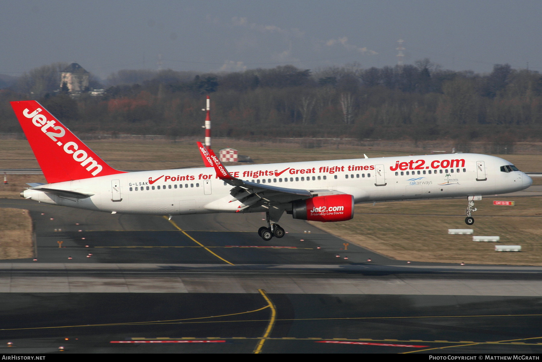 Aircraft Photo of G-LSAK | Boeing 757-23N | Jet2 | AirHistory.net #539422