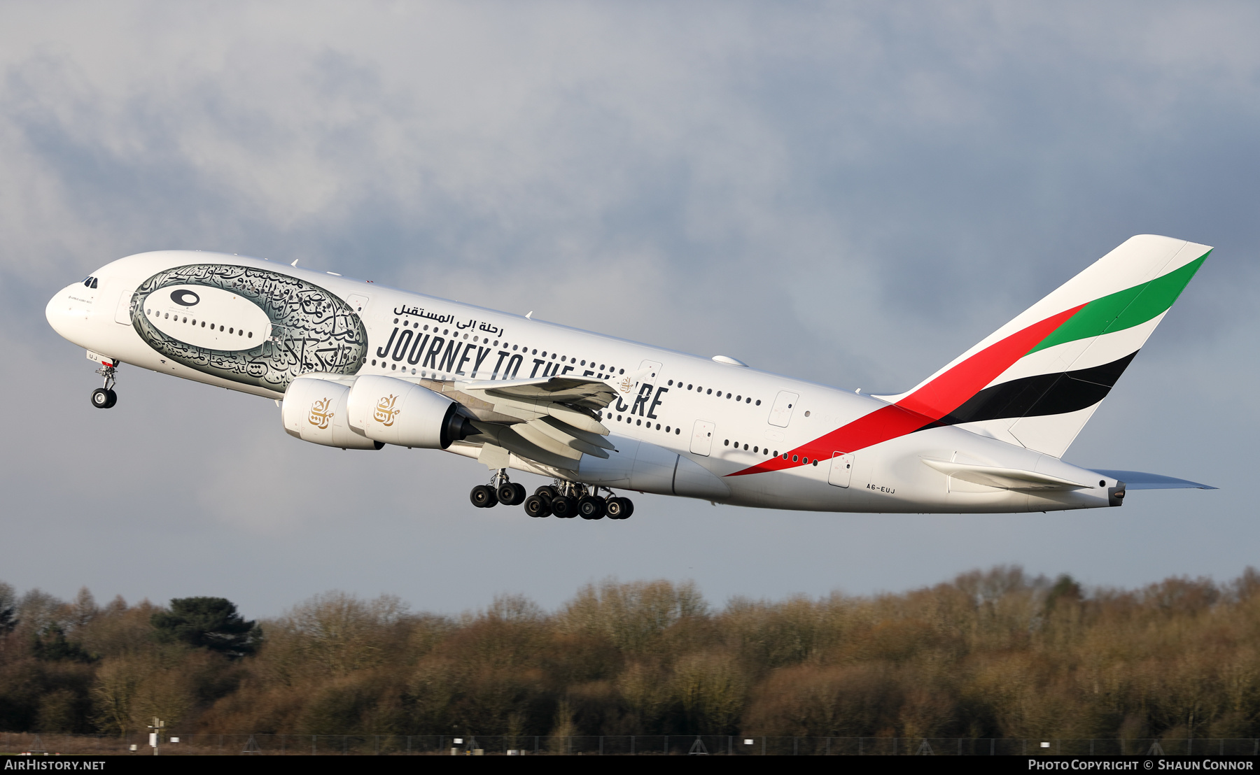 Aircraft Photo of A6-EUJ | Airbus A380-861 | Emirates | AirHistory.net #539423