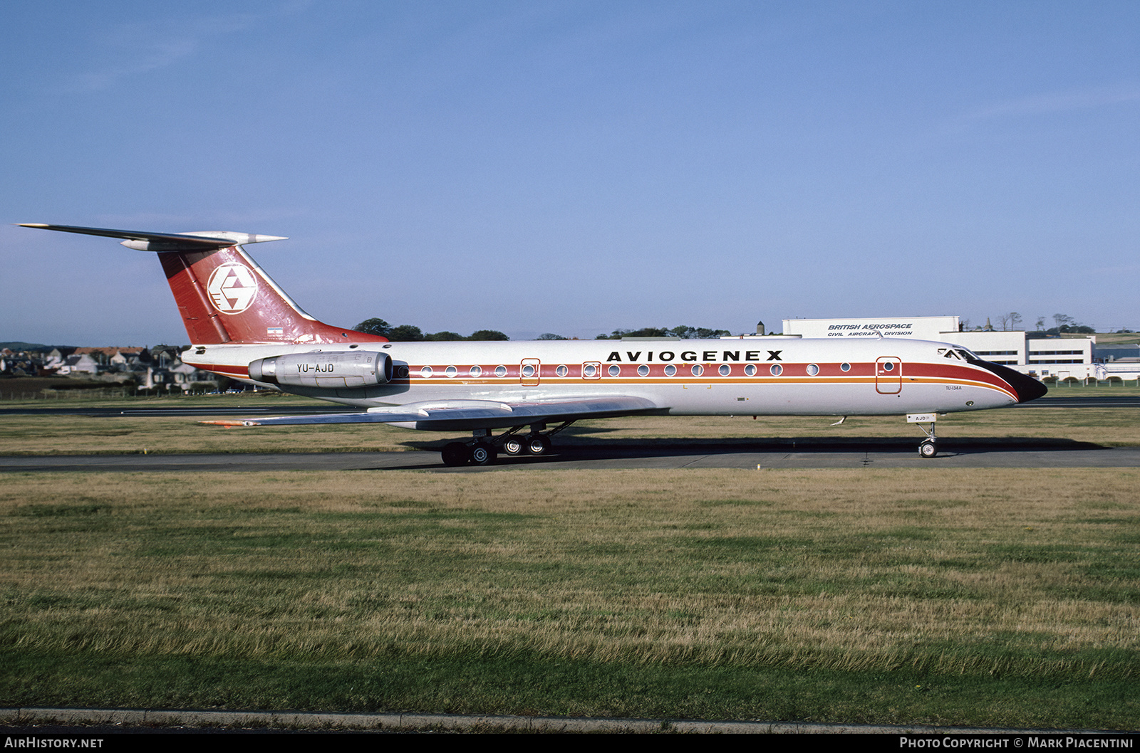 Aircraft Photo of YU-AJD | Tupolev Tu-134A | Aviogenex | AirHistory.net #539440