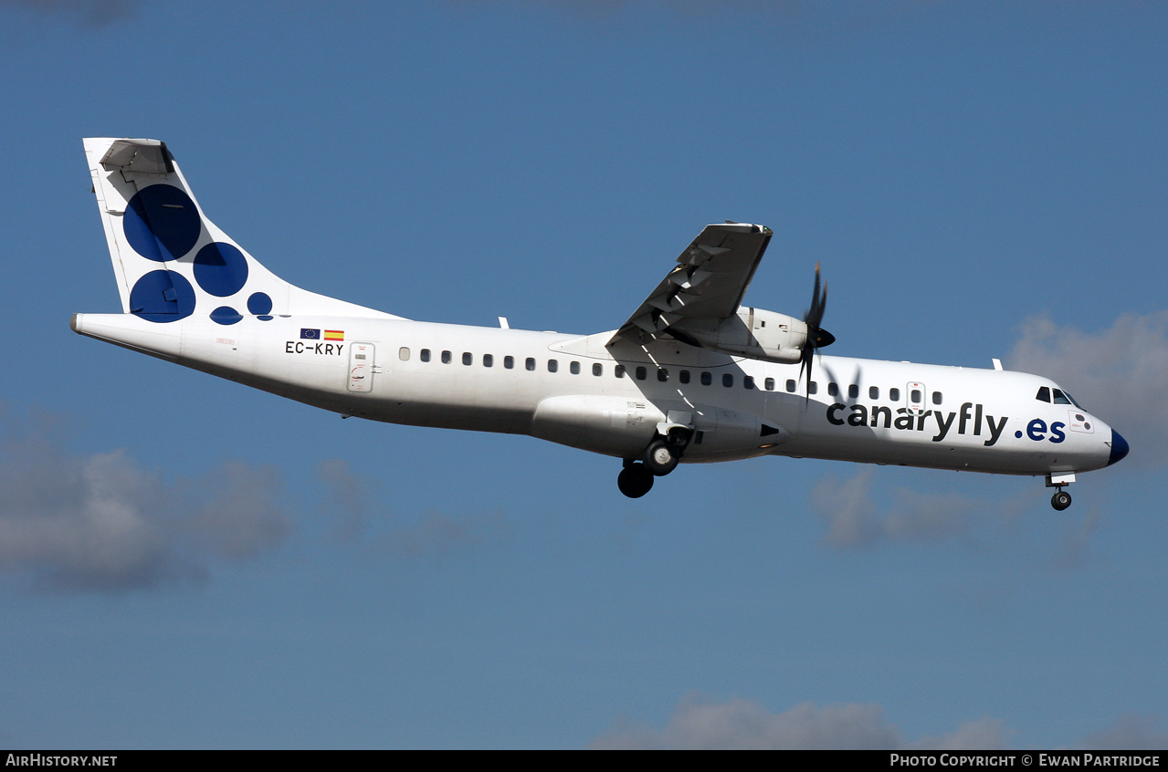 Aircraft Photo of EC-KRY | ATR ATR-72-500 (ATR-72-212A) | Canaryfly | AirHistory.net #539450