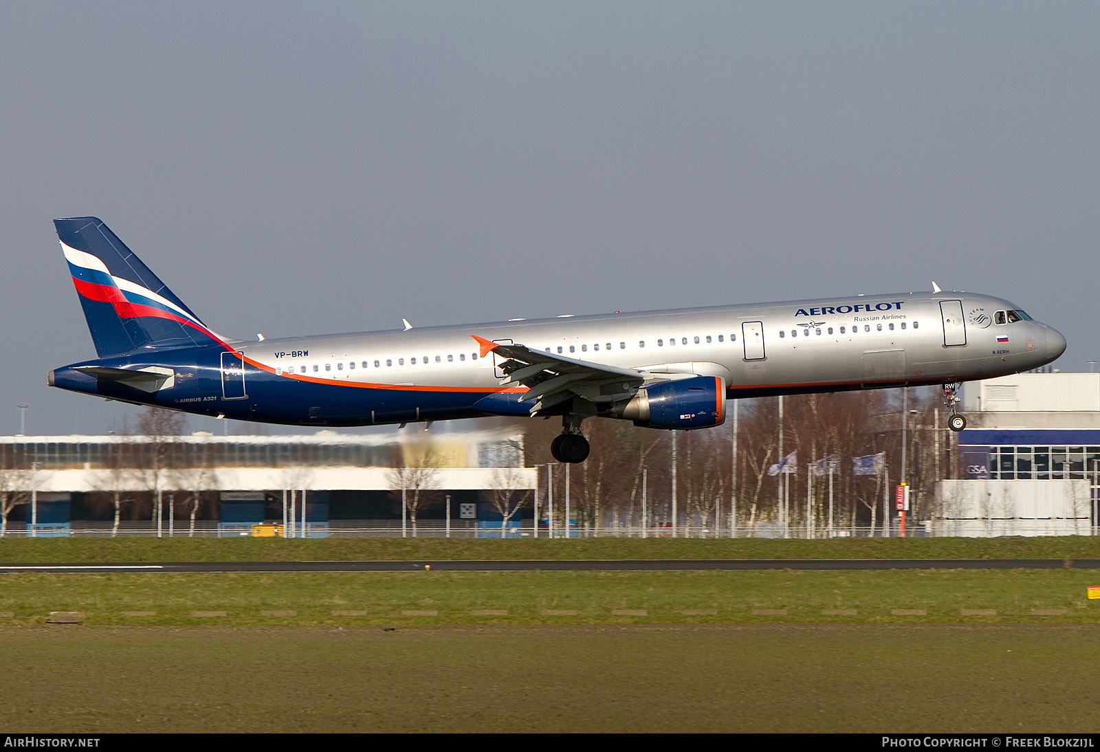 Aircraft Photo of VP-BRW | Airbus A321-211 | Aeroflot - Russian Airlines | AirHistory.net #539465