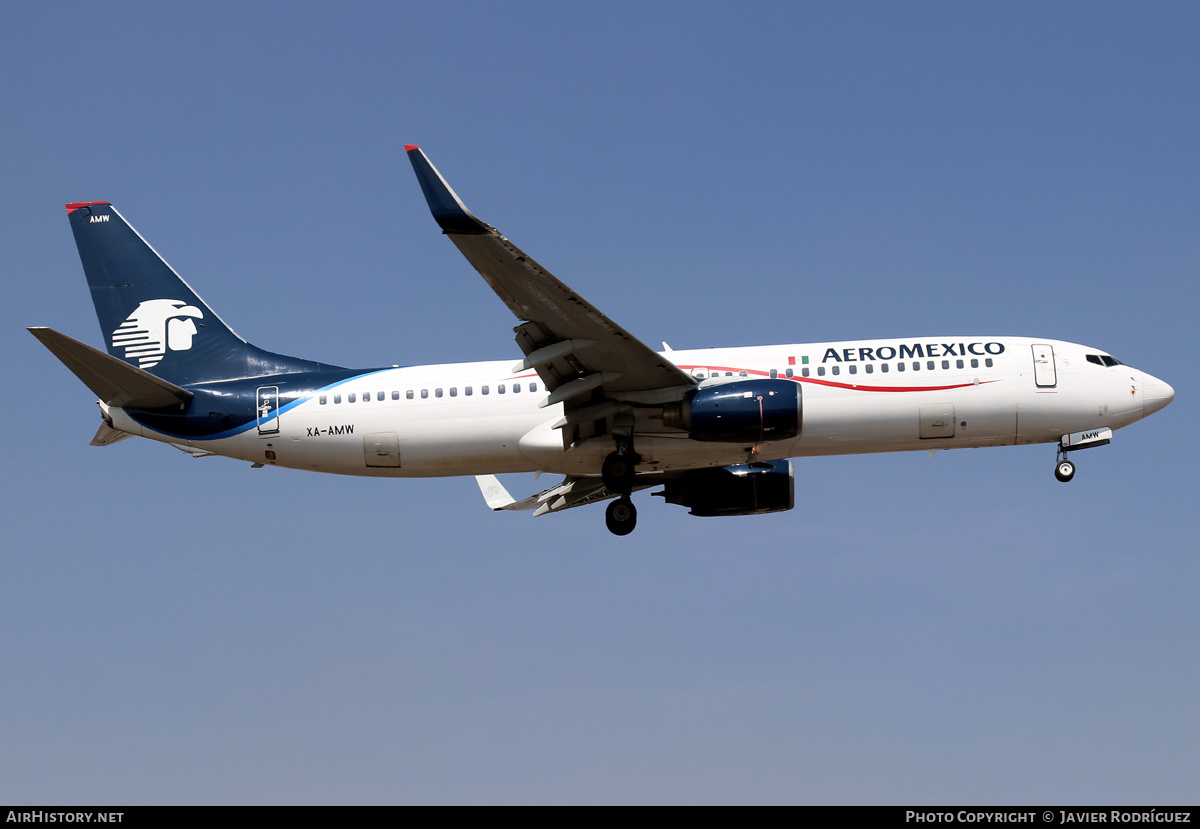 Aircraft Photo of XA-AMW | Boeing 737-8FZ | AeroMéxico | AirHistory.net #539476