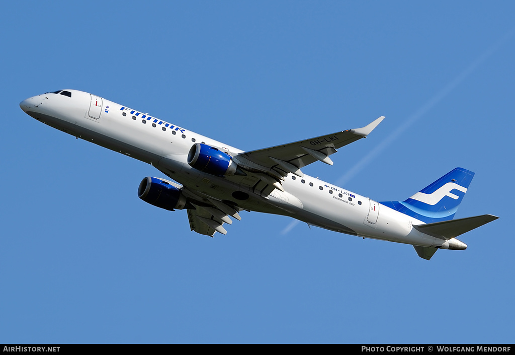 Aircraft Photo of OH-LKI | Embraer 190LR (ERJ-190-100LR) | Finnair | AirHistory.net #539479