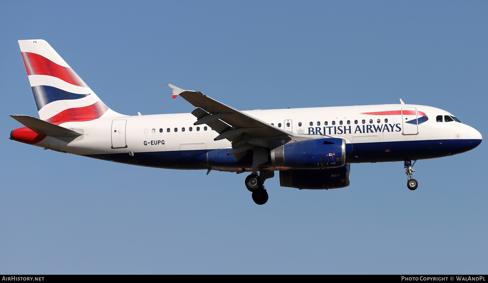 Aircraft Photo of G-EUPG | Airbus A319-131 | British Airways | AirHistory.net #539480