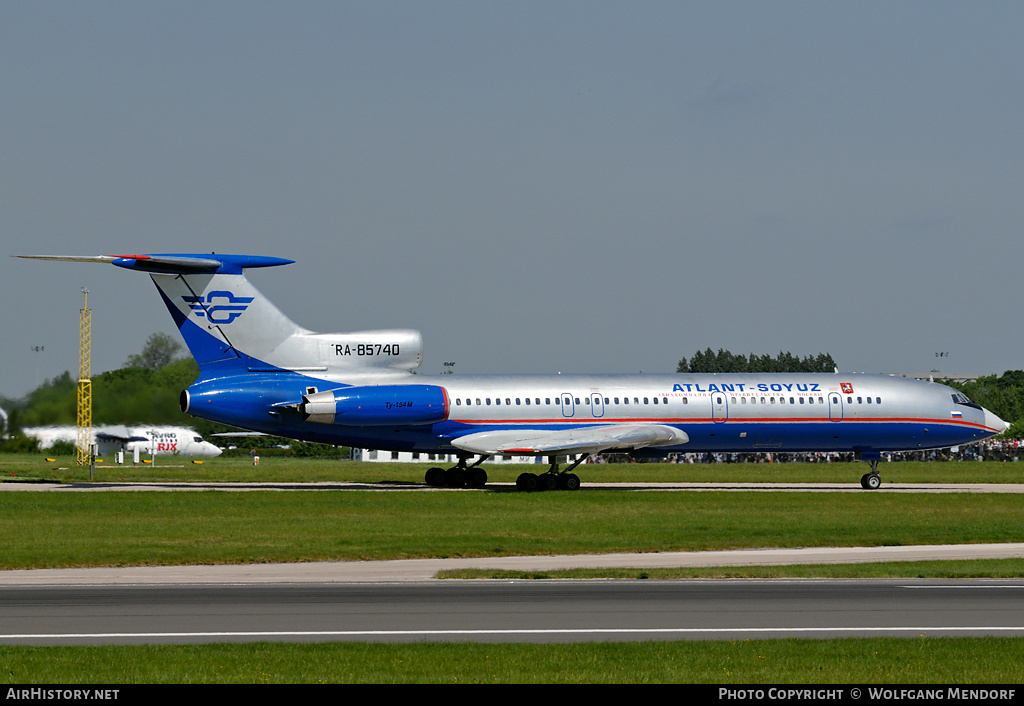 Aircraft Photo of RA-85740 | Tupolev Tu-154M | Atlant-Soyuz Airlines | AirHistory.net #539481