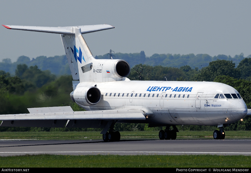 Aircraft Photo of RA-42385 | Yakovlev Yak-42D | Centre-Avia | AirHistory.net #539485