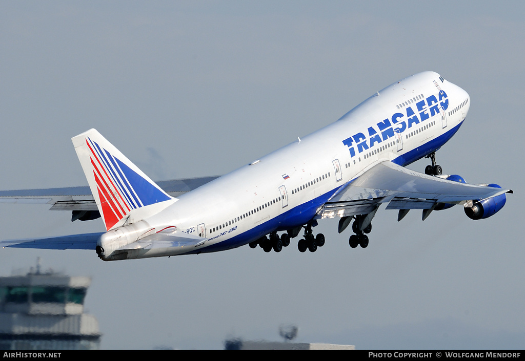 Aircraft Photo of VP-BQC | Boeing 747-219B | Transaero Airlines | AirHistory.net #539507