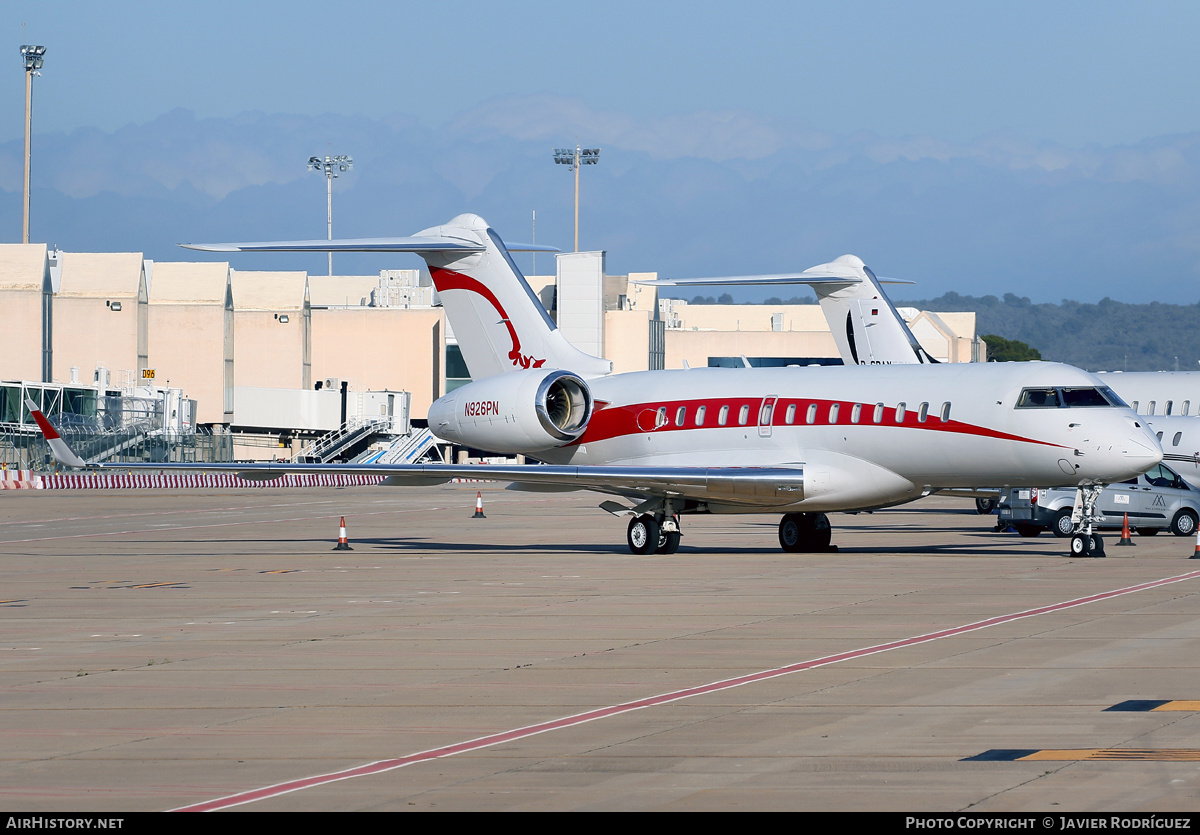 Aircraft Photo of N926PN | Bombardier Global Express (BD-700-1A10) | AirHistory.net #539512