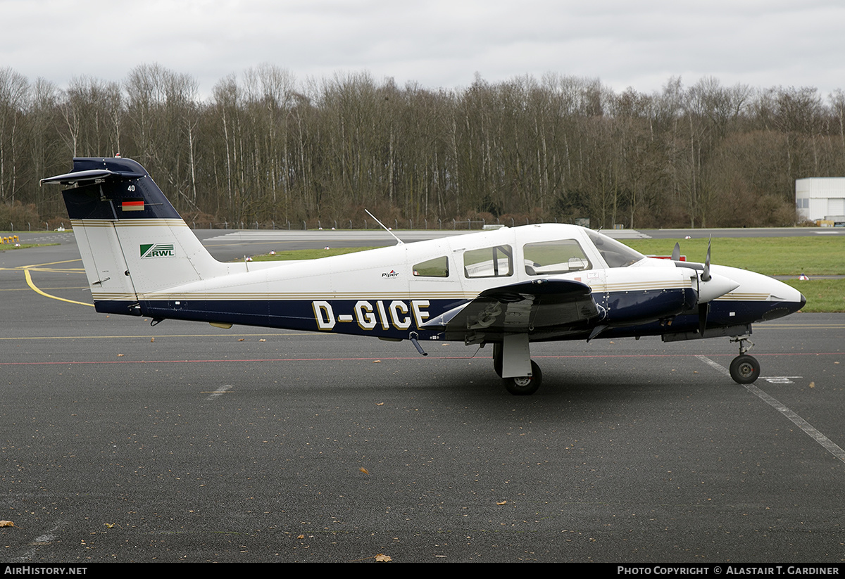 Aircraft Photo of D-GICE | Piper PA-44-180 Seminole | RWL German Flight Academy | AirHistory.net #539528