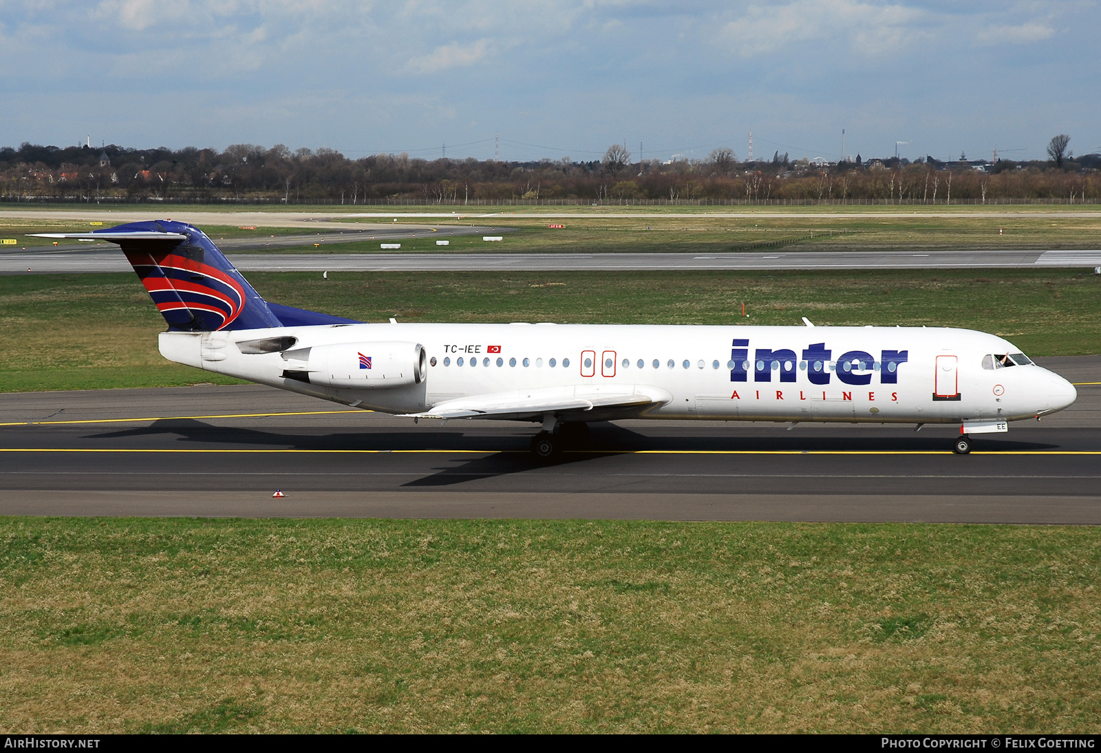 Aircraft Photo of TC-IEE | Fokker 100 (F28-0100) | Inter Airlines | AirHistory.net #539552