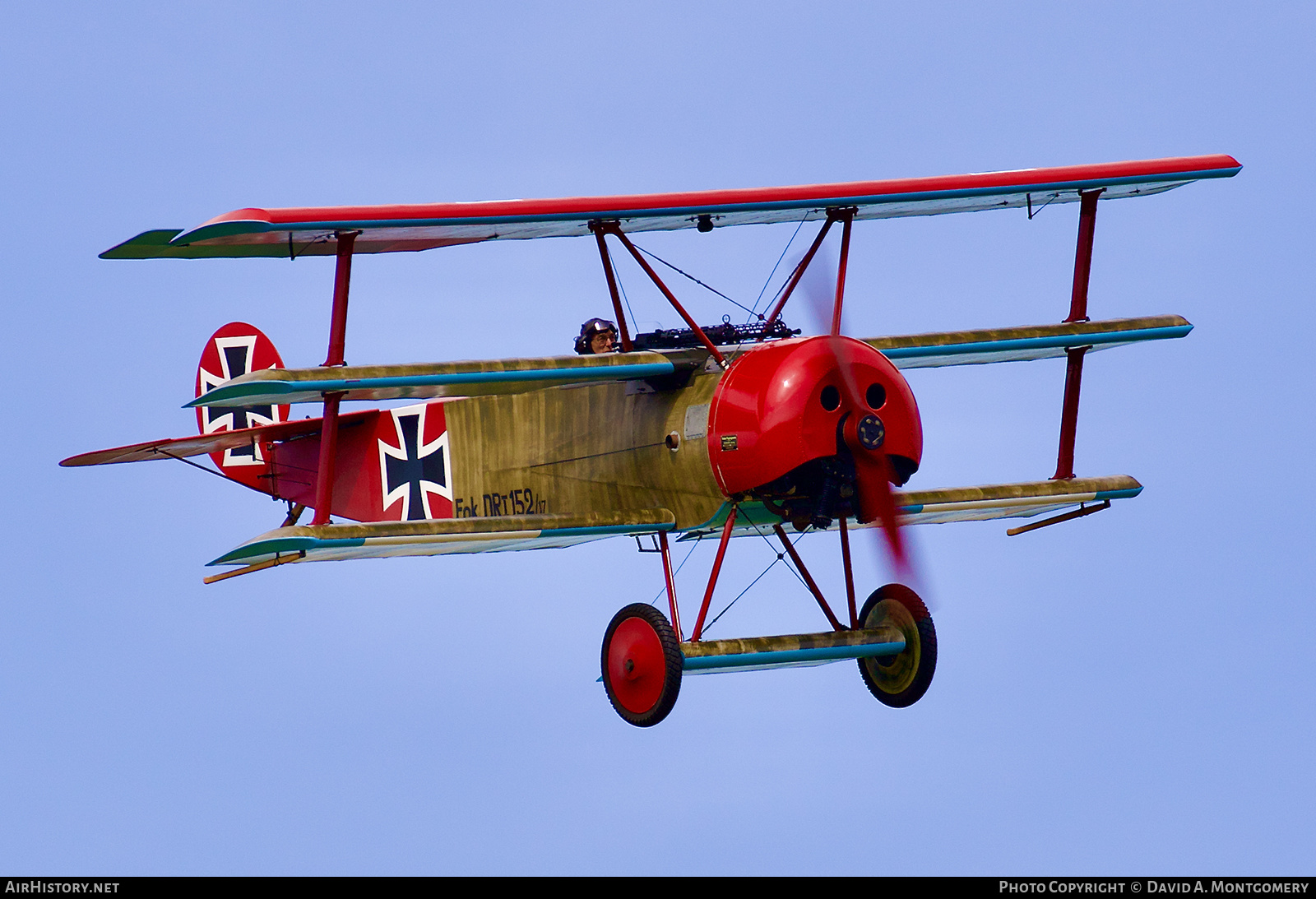 Aircraft Photo of G-BVGZ / 152/17 | Fokker Dr.1 (replica) | Germany - Air Force | AirHistory.net #539558