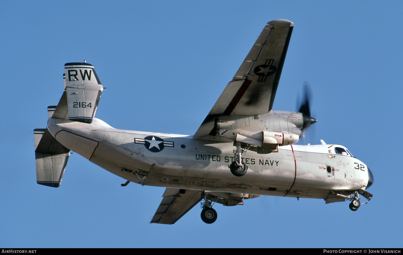 Aircraft Photo of 162164 | Grumman C-2A Greyhound | USA - Navy | AirHistory.net #539568