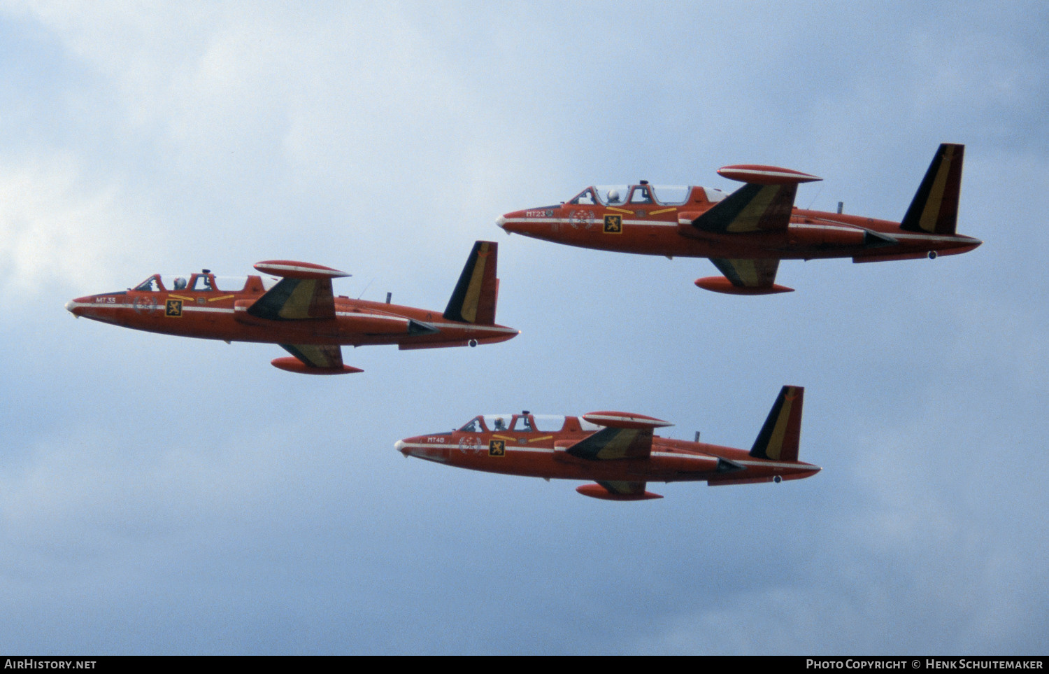 Aircraft Photo of MT23 | Fouga CM-170R Magister | Belgium - Air Force | AirHistory.net #539601